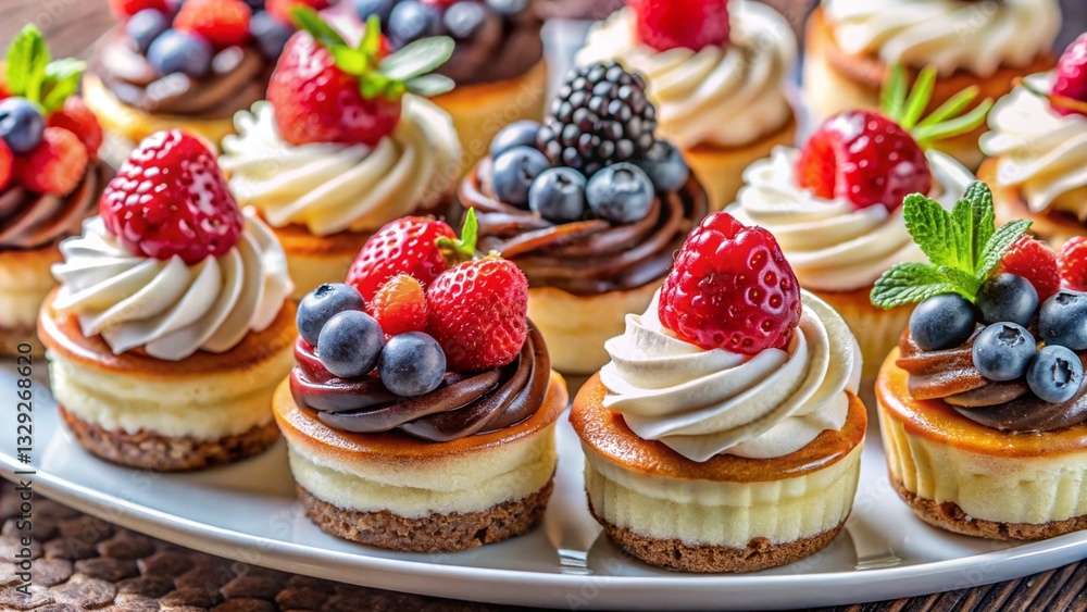 cupcakes with berries cupcakes with berries