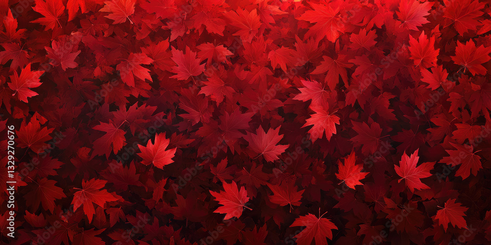Red Maple Carpet: Autumn Leaves in Rich Crimson and Burgundy, Close-Up of Acer rubrum Foliage in a Textured, Natural Pattern. Red Maple Carpet: Autumn Leaves in Rich Crimson and Burgundy, Close-Up of Acer rubrum Foliage in a Textured, Natural Pattern.