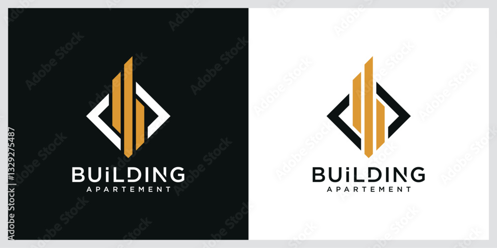Building logo design architecture inspiration, Vector illustration Building logo design architecture inspiration, Vector illustration