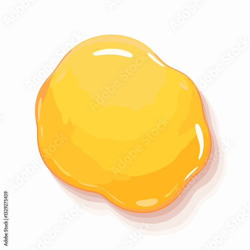 Honey glaze on white background, vibrant culinary aesthetics