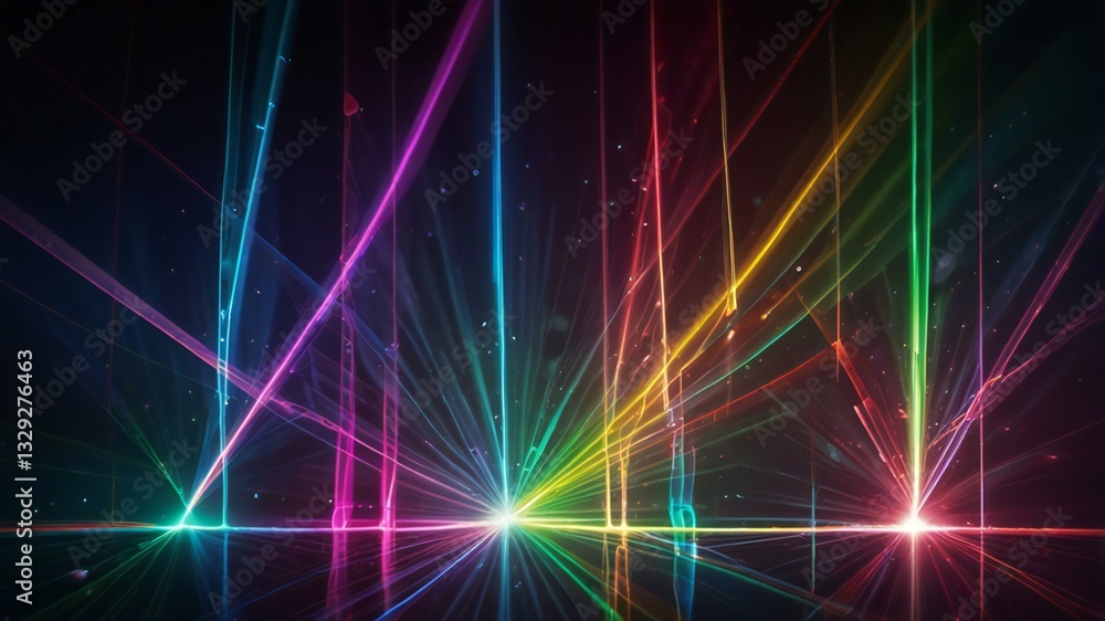 Fototapeta premium abstract background with multiple colorful rays