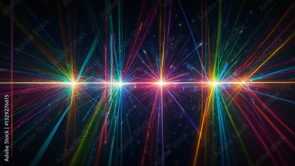 abstract background with multiple colorful rays abstract background with multiple colorful rays