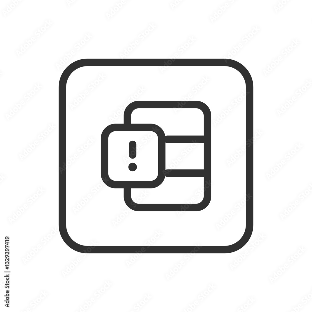 Warning Error Document File Icon - Modern Simple Flat Vector for Web and Mobile Warning Error Document File Icon - Modern Simple Flat Vector for Web and Mobile