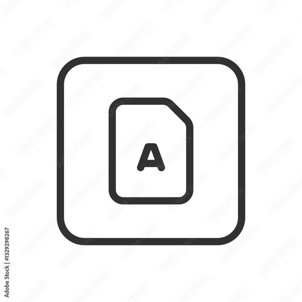 Access File Document Icon - Modern Simple Flat Vector for Web and Mobile Access File Document Icon - Modern Simple Flat Vector for Web and Mobile