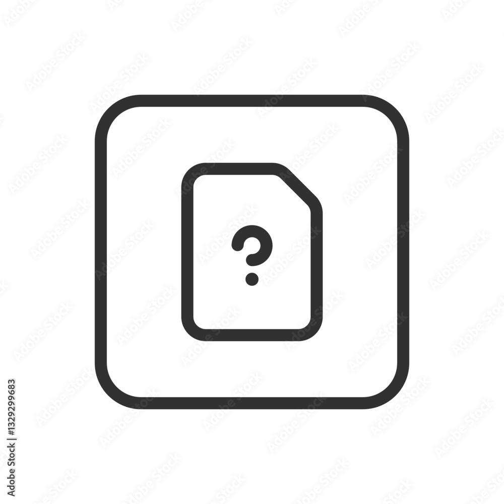 Question Document File Icon - Modern Simple Flat Vector for Web and Mobile Question Document File Icon - Modern Simple Flat Vector for Web and Mobile