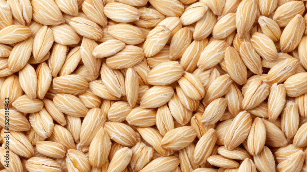 Close-up of raw golden oat grains Close-up of raw golden oat grains