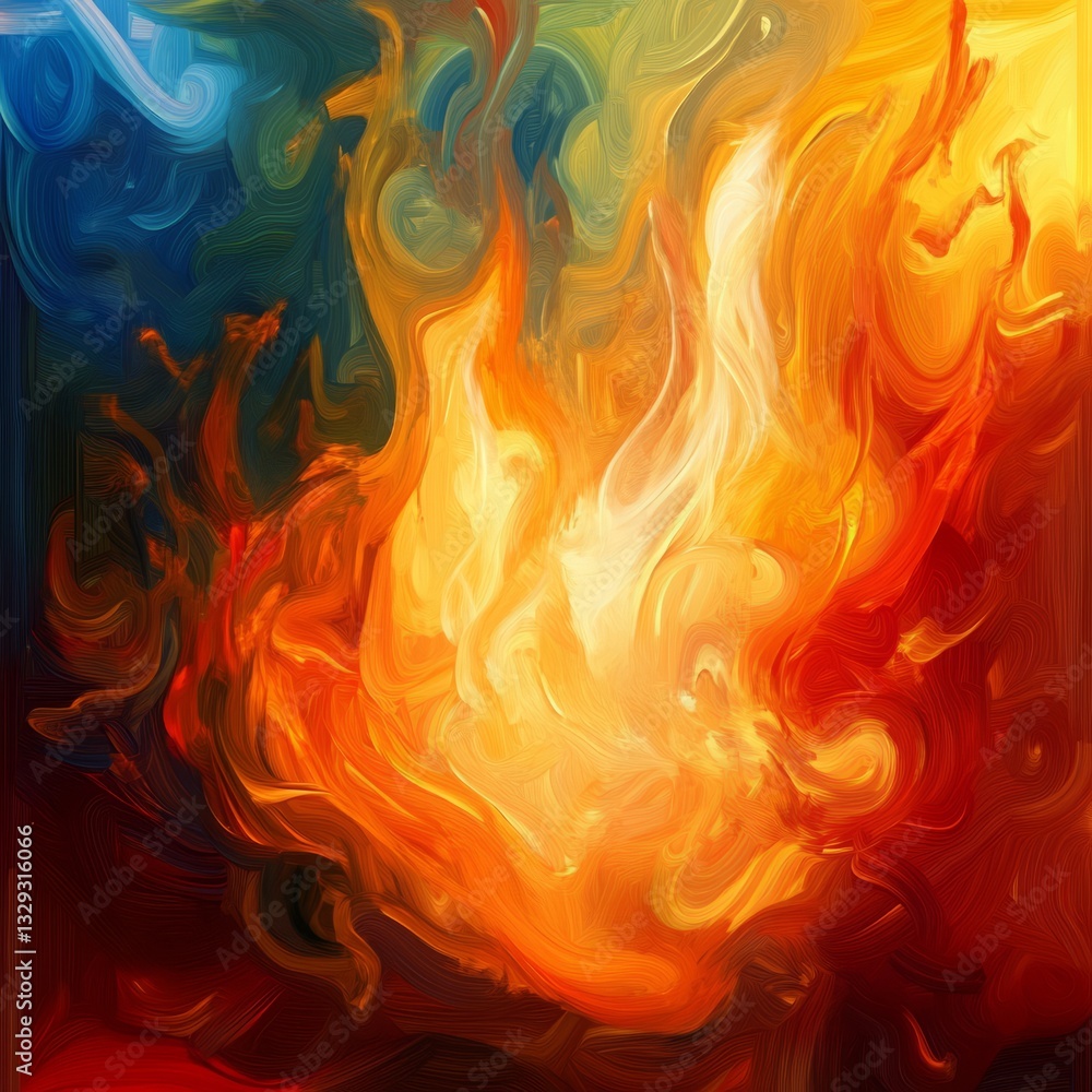 AbstractArt Digital Painting Overview Abstract Flames AbstractArt Digital Painting Overview Abstract Flames