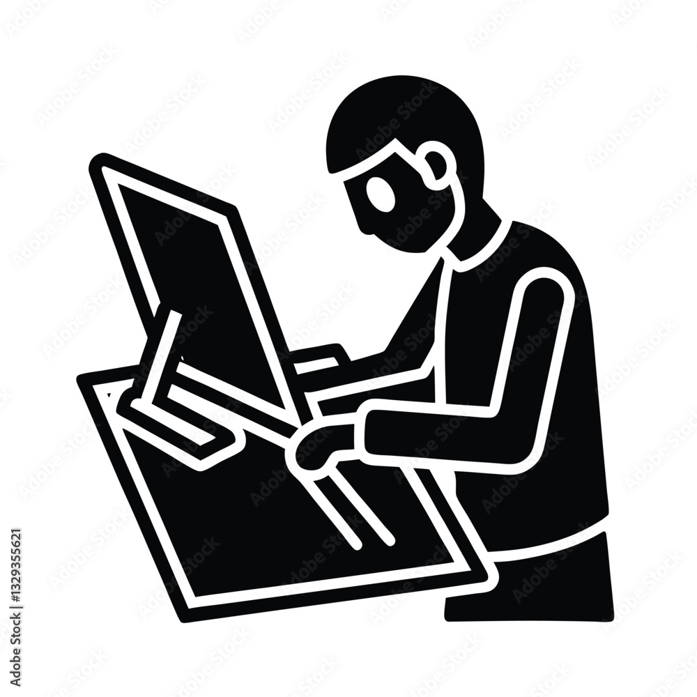 man with laptop man with laptop
