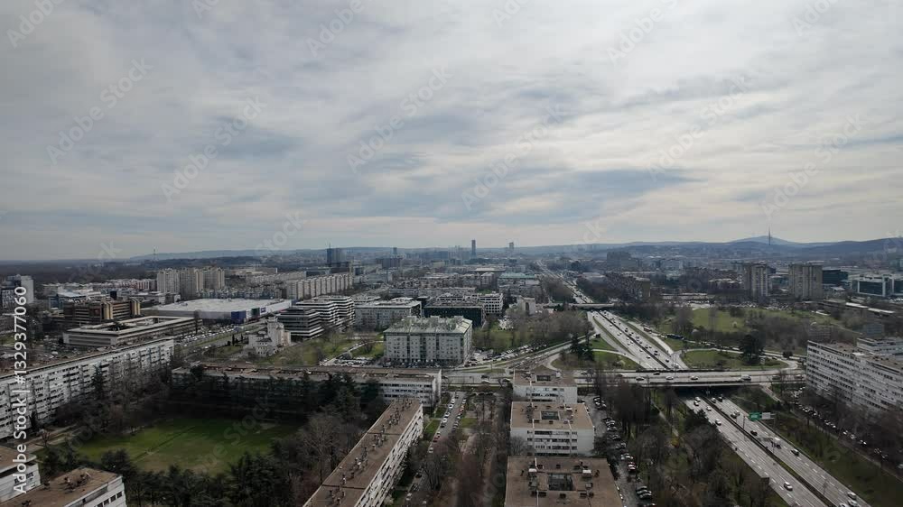 View Of New Belgrade From The Genex Tower View Of New Belgrade From The Genex Tower