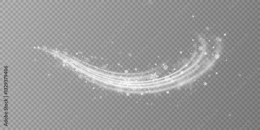 Texture of cold winter wind. Light effect for advertising, holidays, cards, gifts.
light wind.Christmas decoration.