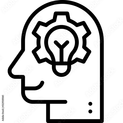 thought line icon