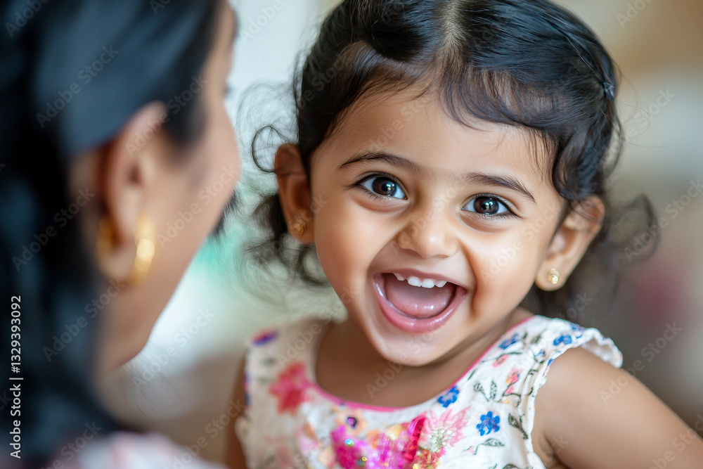 Portrait of Happy Child Laughing with Grandparent in Warm and Loving Family Moment, Generative AI Portrait of Happy Child Laughing with Grandparent in Warm and Loving Family Moment, Generative AI