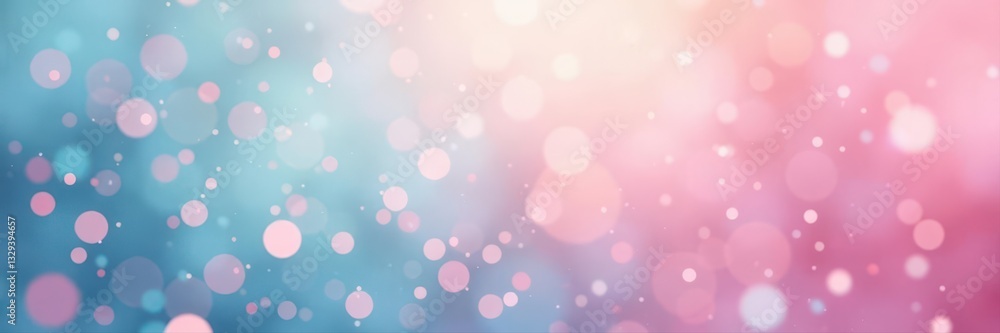 Obraz premium Abstract pastel swirls, delicate confetti backdrop, delicate, birthday, celebration invitation