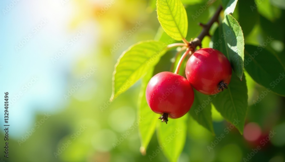 Abundant jujubes on a sun-drenched jujube tree; perfect backdrop , sun, branch, food Abundant jujubes on a sun-drenched jujube tree; perfect backdrop , sun, branch, food