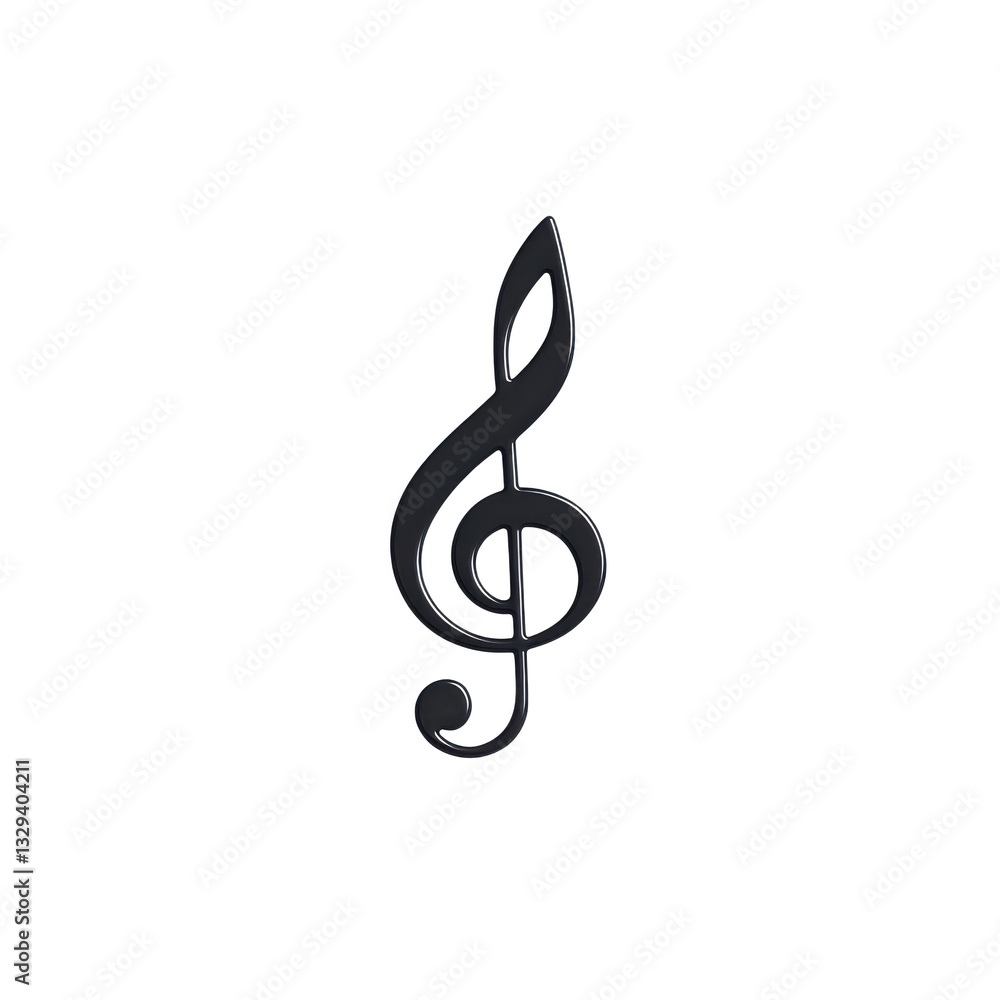 Musical note icon, black silhouette on a white isolated background. Musical note icon, black silhouette on a white isolated background.