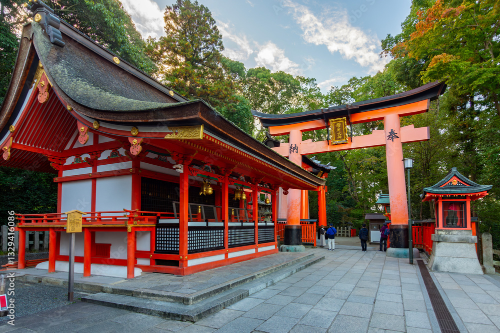Fushimi Inari Taisha shrine in Kyoto, Japan Fushimi Inari Taisha shrine in Kyoto, Japan