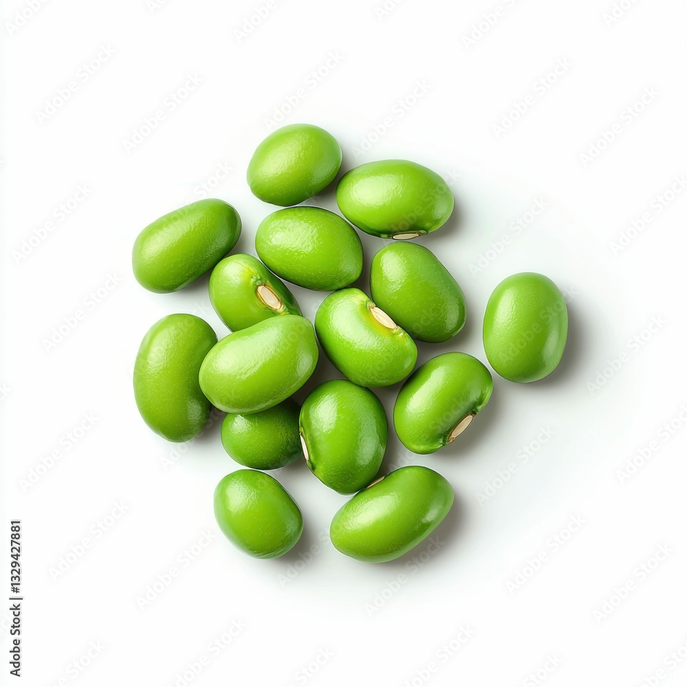 Fresh Green Edamame Pods Fresh Green Edamame Pods