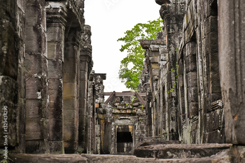 Various views of the Ancient temples in Siem Reap