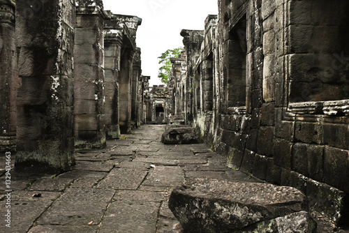 Various views of the Ancient temples in Siem Reap
