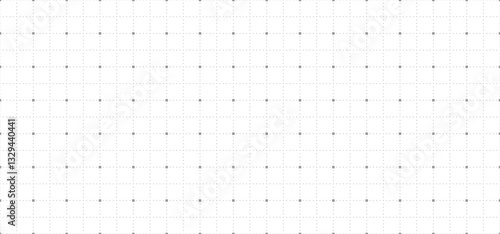 Seamless grey background in the form of a coordinate grid, drawing paper or student notebook. Abstract grid background suitable for technological and abstract themes. Copy space