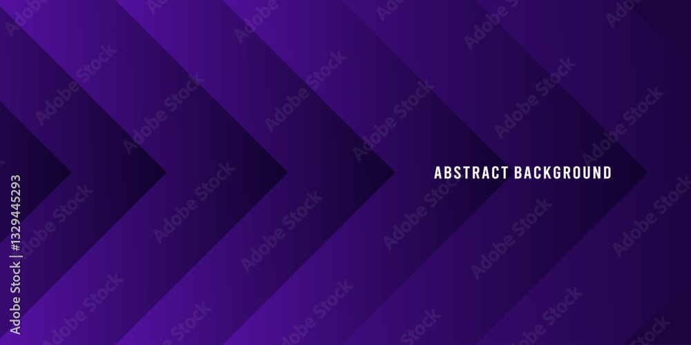 Obraz premium Modern Abstract Geometric Background, Dark PurpleChevron Pattern with Gradient Effect 