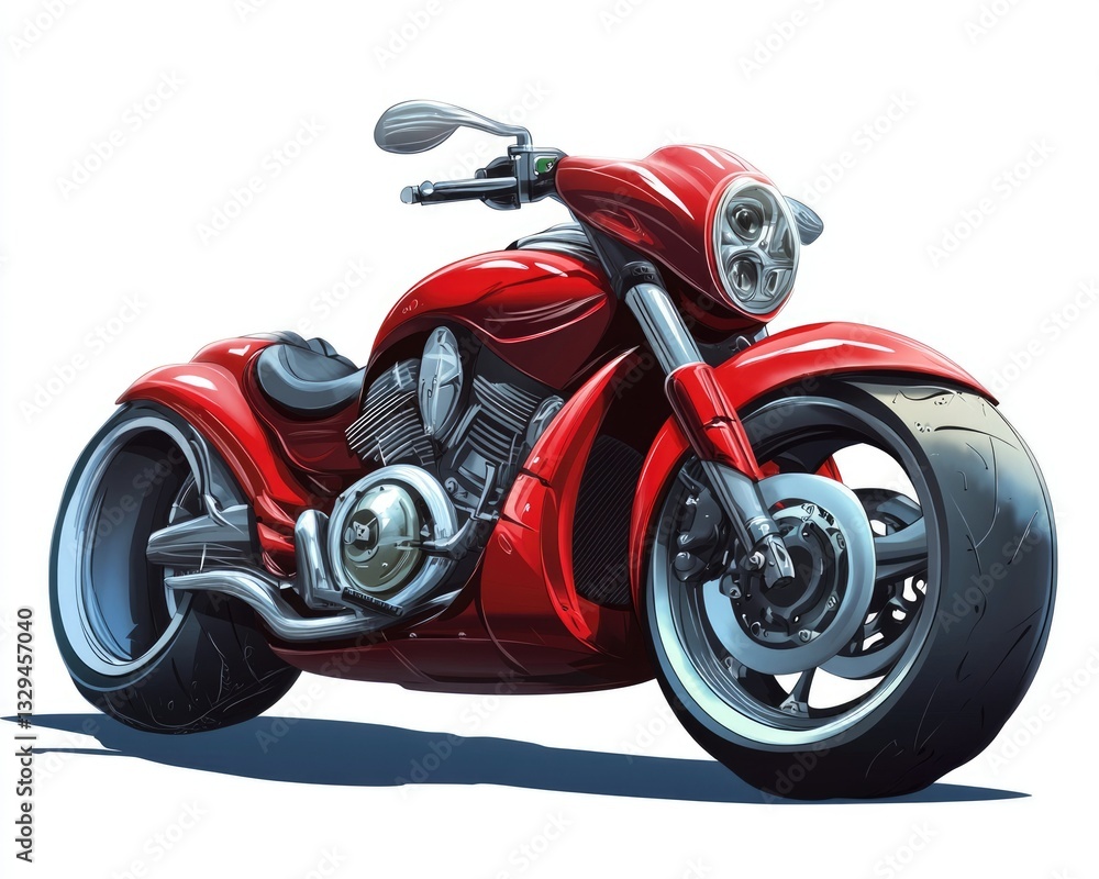 Dynamic Motorbike II: Thrilling Ride Through Contemporary Adventure with Chrome Finish Dynamic Motorbike II: Thrilling Ride Through Contemporary Adventure with Chrome Finish