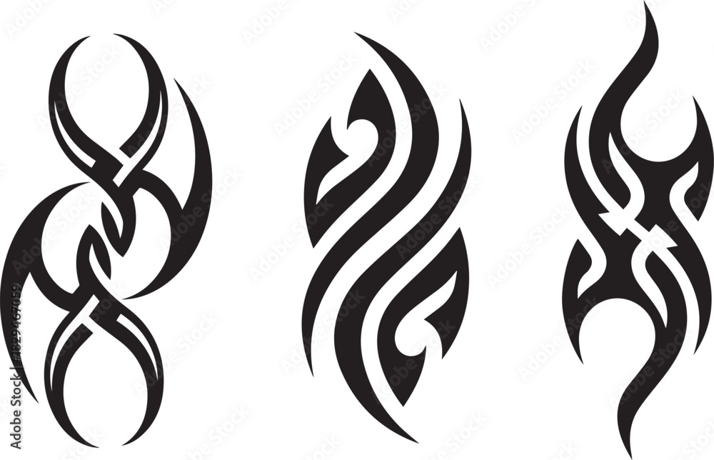 Y2K Tribal neo tatto pack vector illustraions Y2K Tribal neo tatto pack vector illustraions