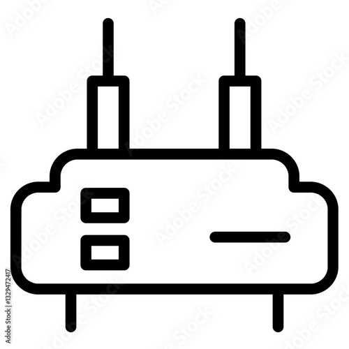 Router Modem Wifi Line Icon