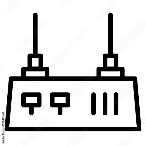 Router Modem Wifi Line Icon