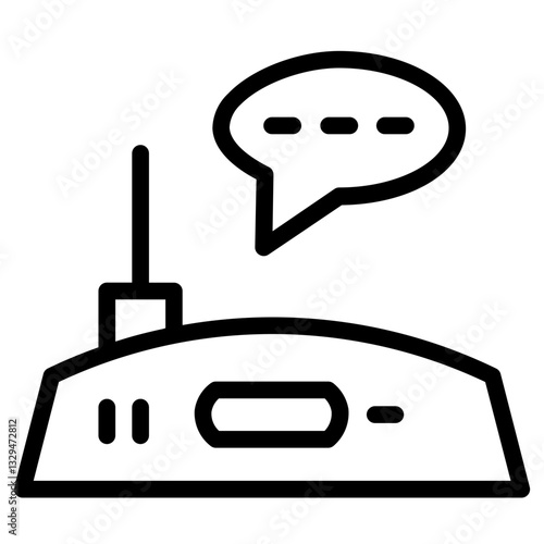 Router Modem Wifi Line Icon