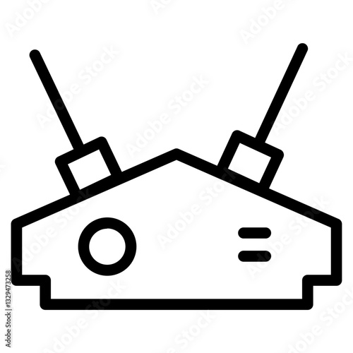 Router Modem Wifi Line Icon