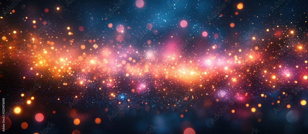Festive colorful bokeh lights background. Festive colorful bokeh lights background.