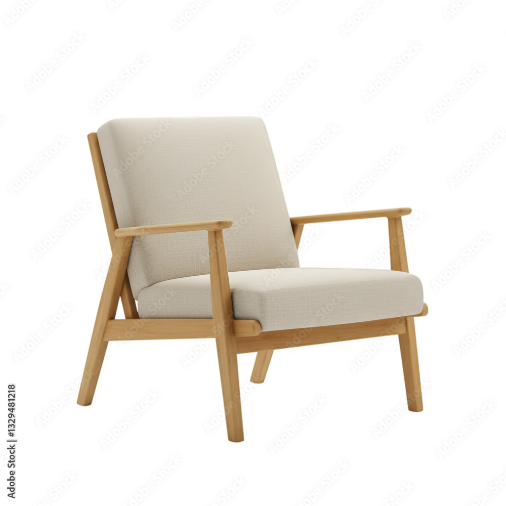 Elegant Isolated Armchair on Transparent Background for Modern Living Spaces Elegant Isolated Armchair on Transparent Background for Modern Living Spaces