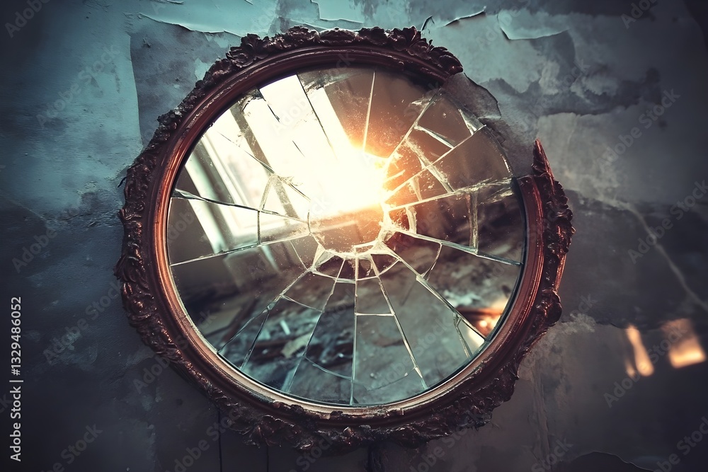 Obraz premium Broken Mirror