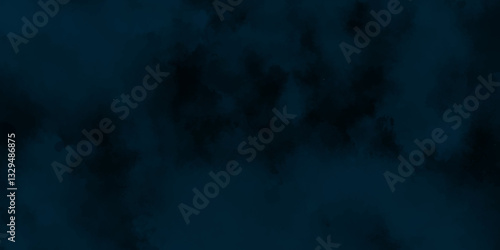 Dark abstract background with blue grunge effect background. blue velvet grunge texture fantasy smooth watercolor painted art design. Dark elegant Royal blue shades aquarelle paint	
