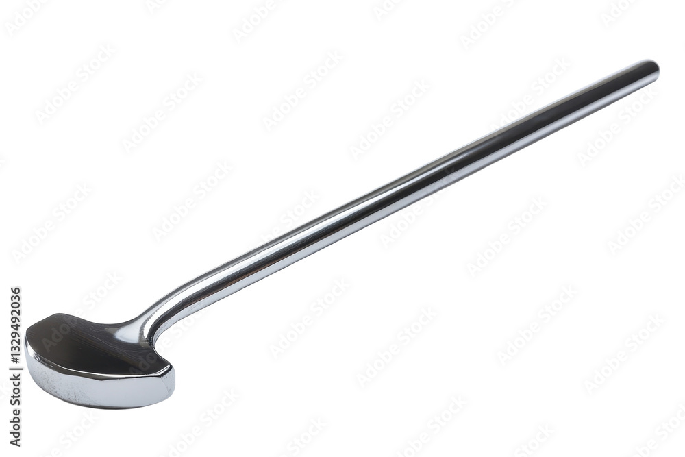 Naklejka premium A Gleaming Metallic Tool, A Precision Instrument For Meticulous Craftsmanship, Elegantly Displayed Against A Stark White Backdrop Isolated on Transparent Background