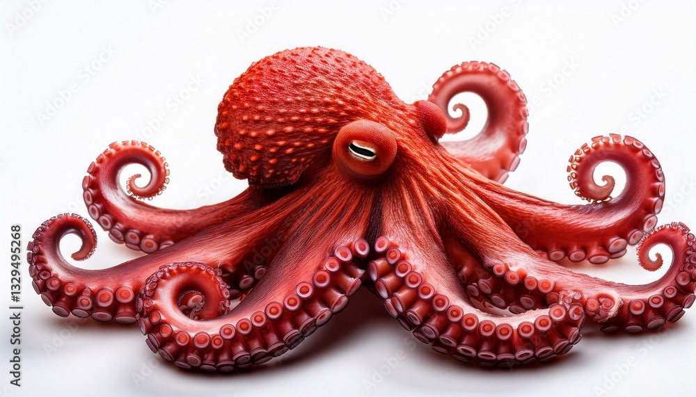 Fototapeta premium octopus on a white background