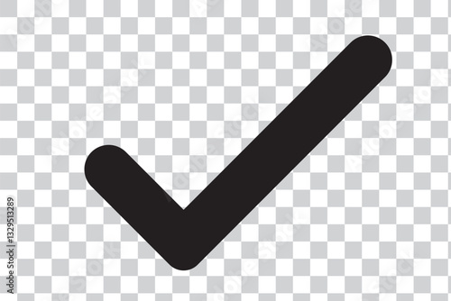 black check mark icon