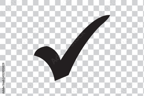 black check mark icon