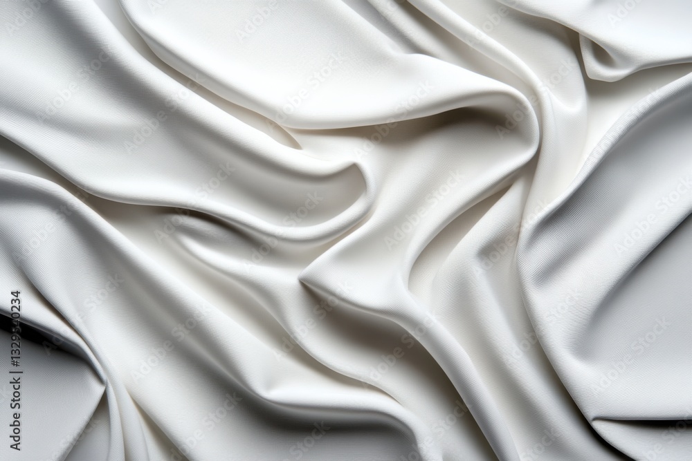 Obraz premium A high-quality white advertising background with soft ambient lighting, perfect for luxury fashion and cosmetic product photography, ultra-detailed