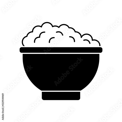 rice icons  symbol vector elements for infographic web