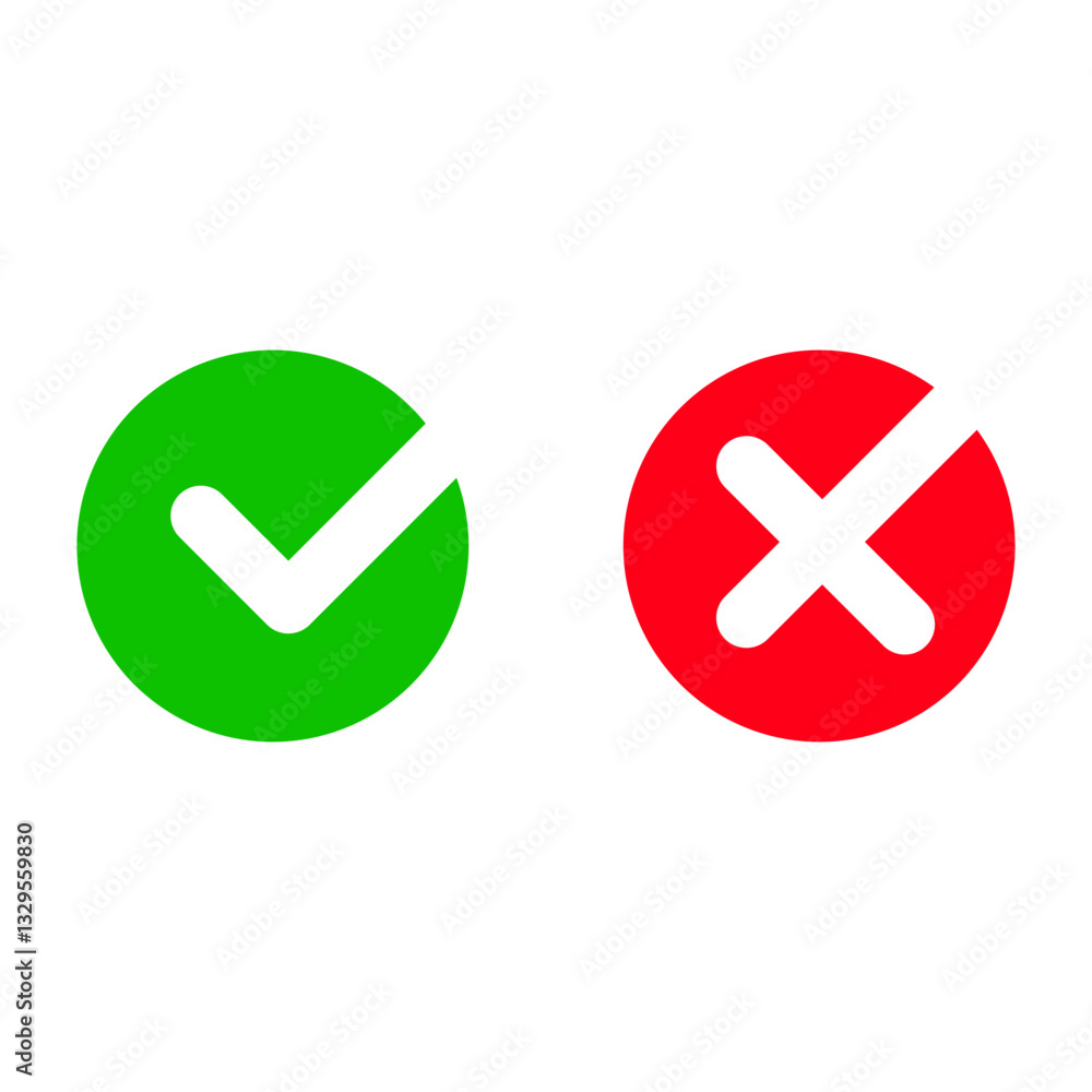 right and wrong mark
right and wrong mark
