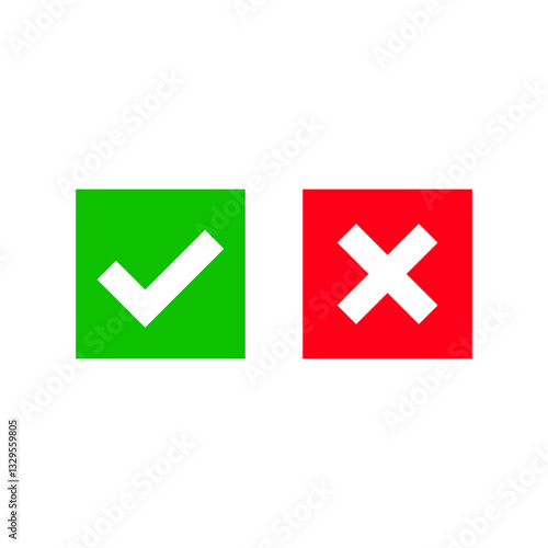 right and wrong mark
