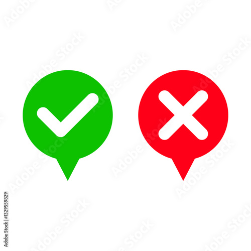 right and wrong mark