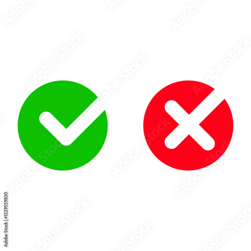 right and wrong mark
