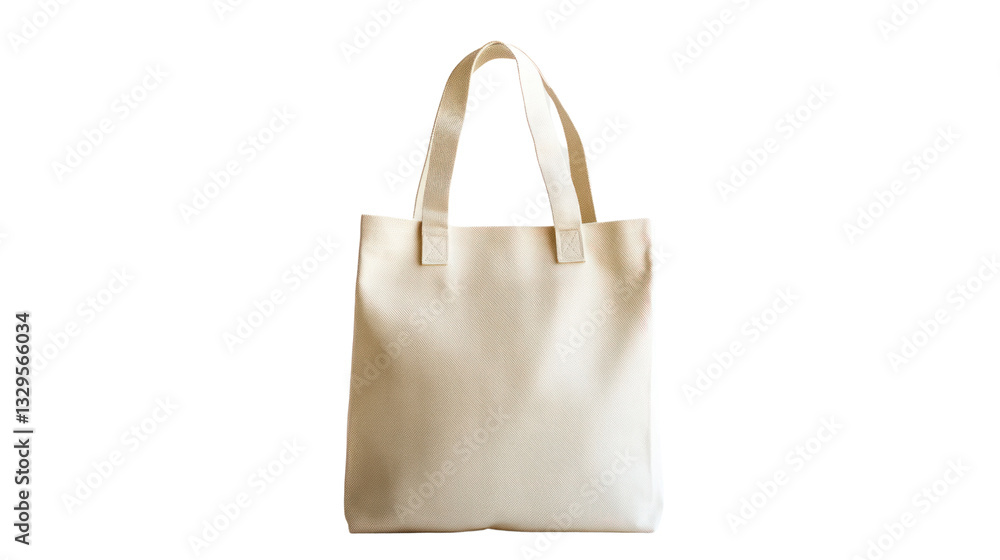 A neutral-colored canvas tote bag with sturdy handles against a white background, perfect for shopping or daily use. A neutral-colored canvas tote bag with sturdy handles against a white background, perfect for shopping or daily use.