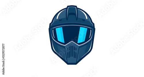 vector illustration of helmet  photo