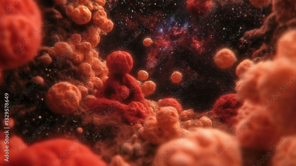 Cosmic Nebula-Inspired Organic Form in Space Cosmic Nebula-Inspired Organic Form in Space