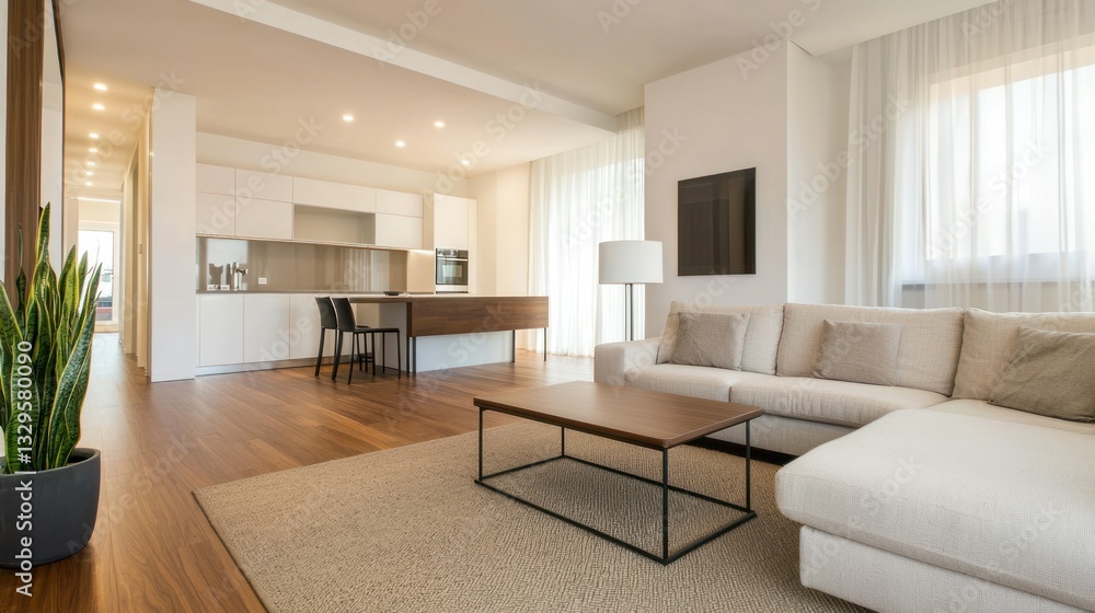 Modern room living room design with walk-in closet bright space contemporary style Modern room living room design with walk-in closet bright space contemporary style
