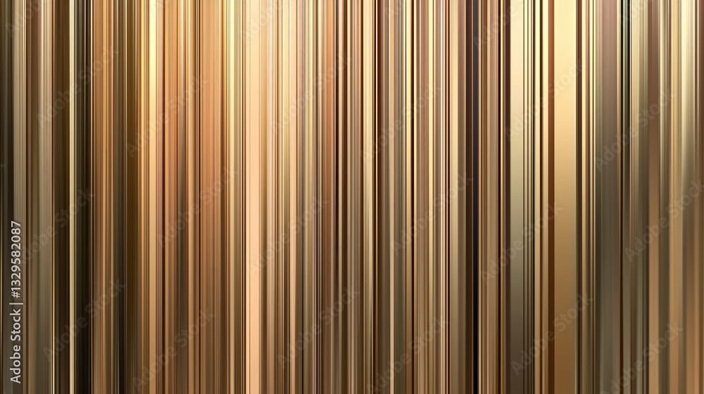 Fototapeta premium Golden Vertical Stripes Luxury Metallic Texture